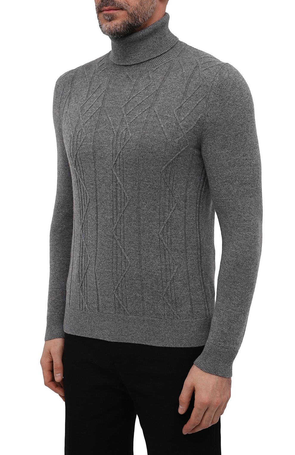 Кашемировая водолазка IL BORGO CASHMERE серого цвета по цене 92400 руб., арт. 57-210-01G0, фото 3 Кашемировая водолазка IL BORGO CASHMERE, арт. 57-210-01G0, фото 3