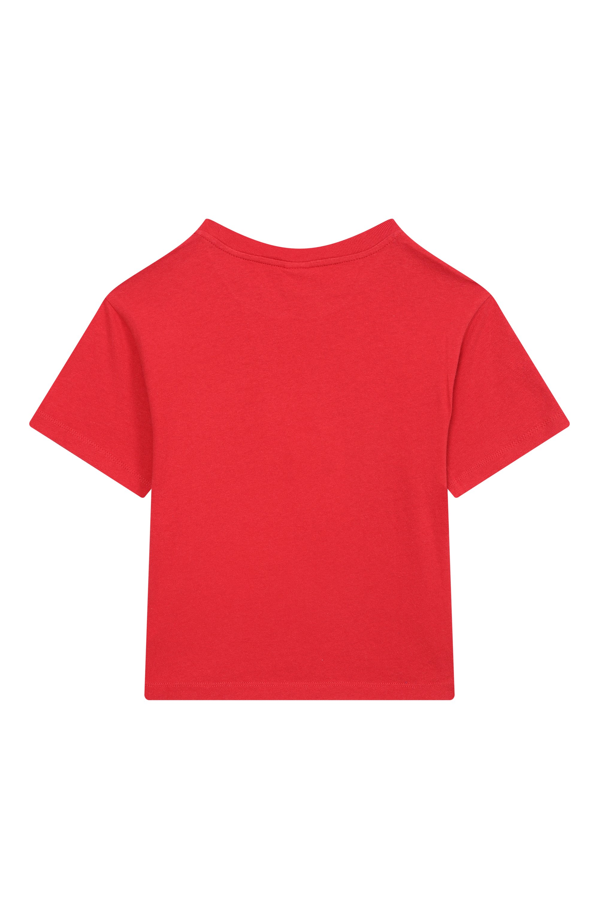 Хлопковая футболка SPORTY AND RICH красного цвета по цене 7865 руб., арт. T004863177RE15, фото 2 Хлопковая футболка SPORTY AND RICH, арт. T004863177RE15, фото 2