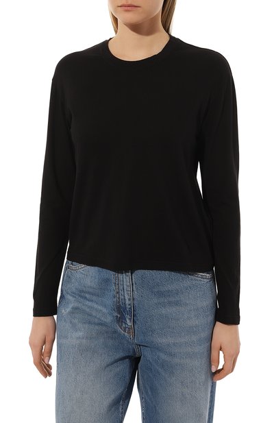 Хлопковый лонгслив JAMES PERSE, арт. WLJ3113/BLK, фото 3