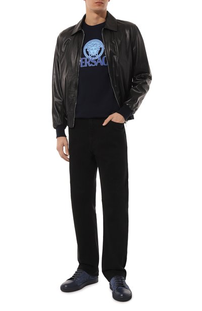 Хлопковая футболка VERSACE, арт. 1014226/1A10088, фото 2