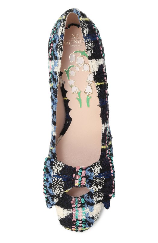 Текстильные туфли Bowow 45 Valentino 7W2S0LB5/LBQ Разноцветный  7W2S0LB5/LBQ Фото 6
