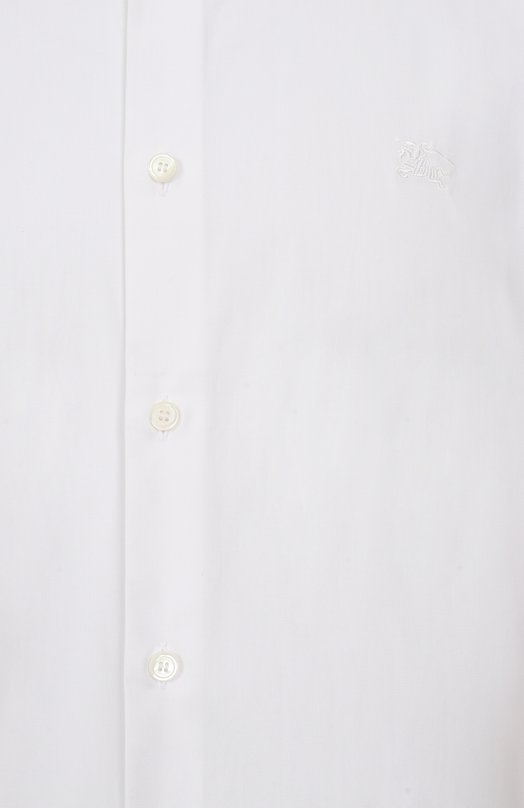 Хлопковая рубашка Burberry 8079594 Белый  8079594 Фото 6
