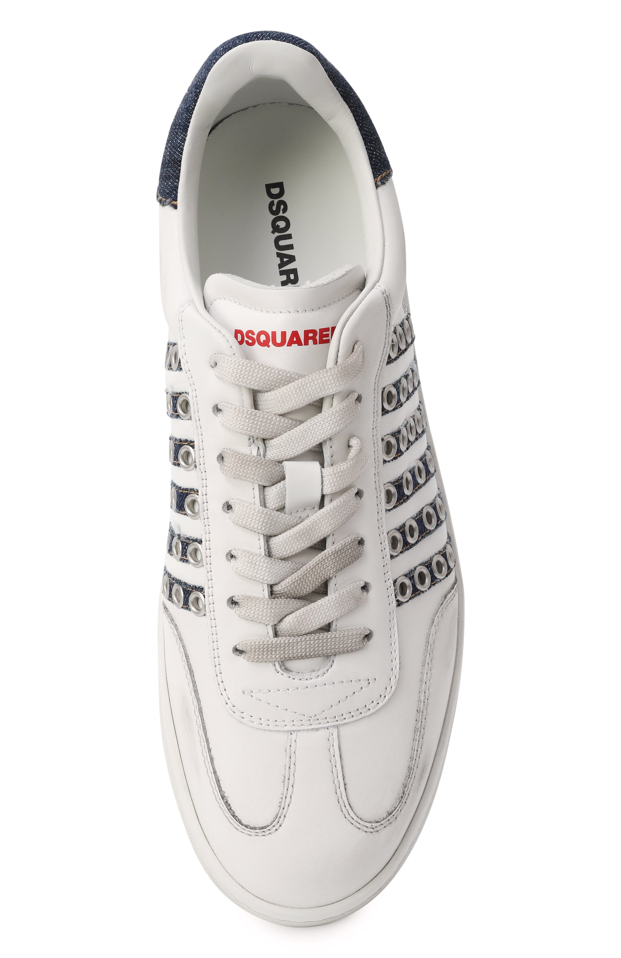 Комбинированные кеды boxer DSQUARED2, арт. SNM0424, фото 6