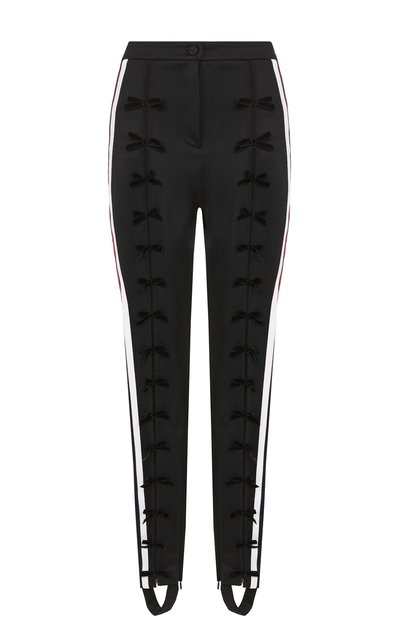 Женские джоггеры с контрастными лампасами и штрипками GUCCI, арт. 470980/X5S43