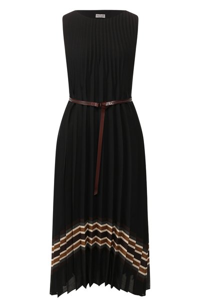 Женское платье с поясом BRUNELLO CUCINELLI, арт. MA087A4466