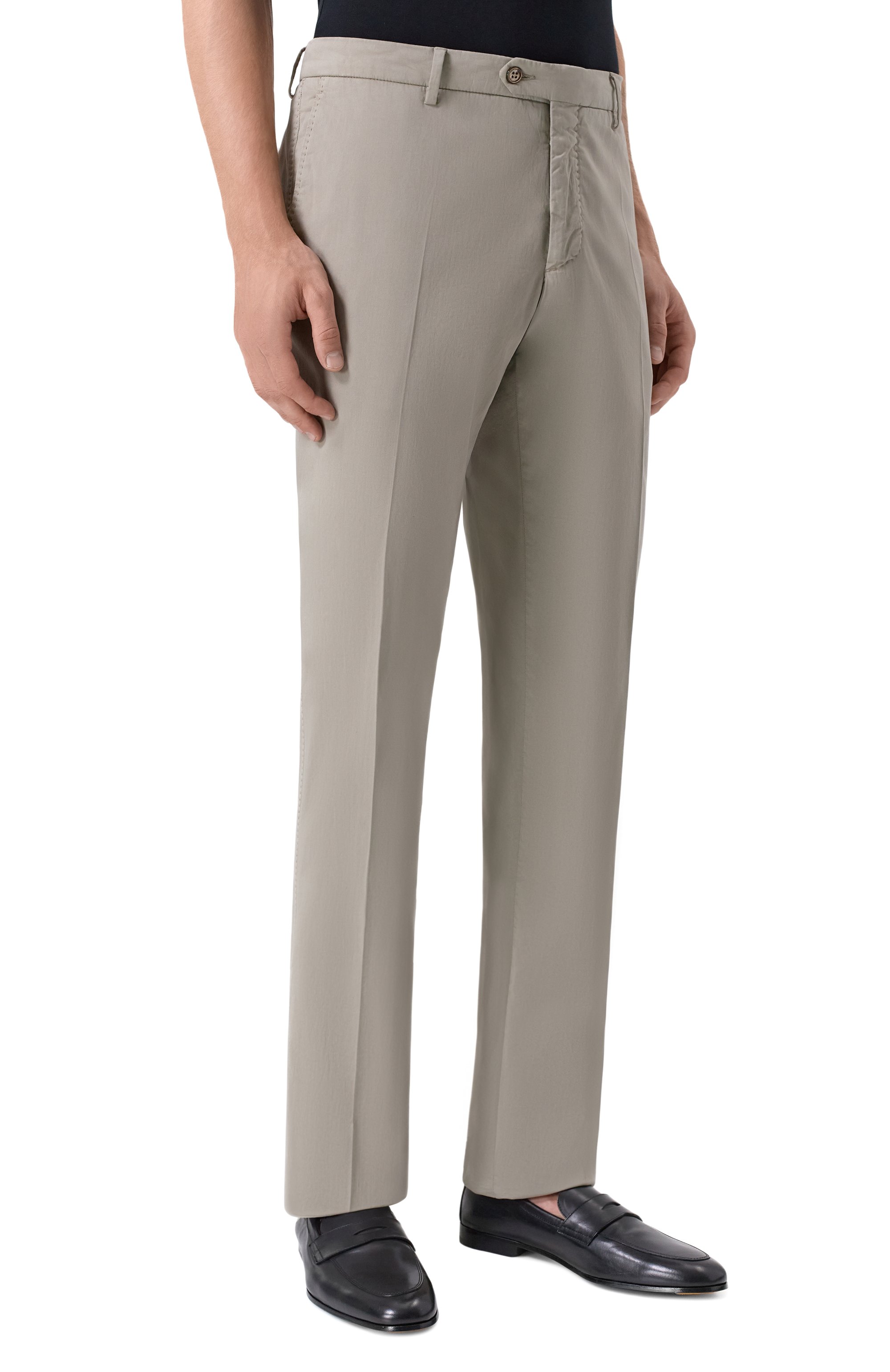 Брюки из хлопка и шелка MARCO PESCAROLO, арт. SLIM80/5300, фото 3