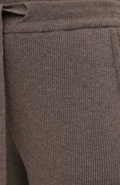Брюки NANUSHKA серого цвета по цене 38950 руб., арт. 0NI_F0SSILE_RECYCLED CASHMERE KNIT, фото 5 Брюки NANUSHKA, арт. 0NI_F0SSILE_RECYCLED CASHMERE KNIT, фото 5