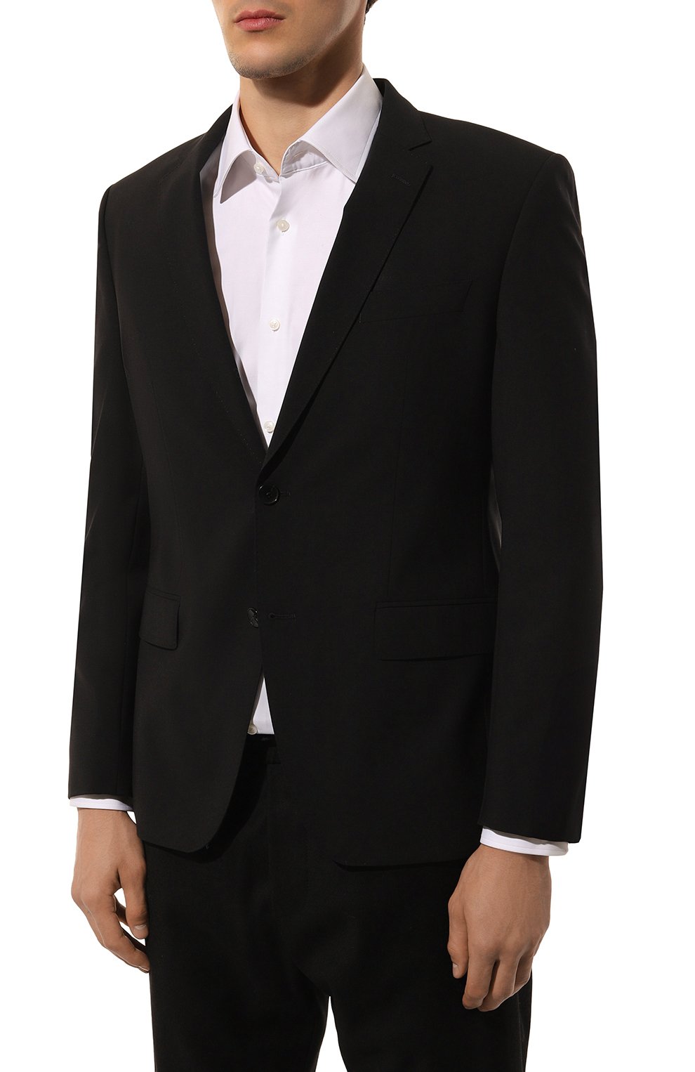 Шерстяной пиджак BOSS черного цвета по цене 52300 руб., арт. 50479994, фото 5 Шерстяной пиджак BOSS, арт. 50479994, фото 5