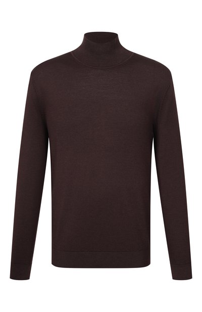 Мужской водолазка из шерсти и шелка BOSS, арт. 50550015