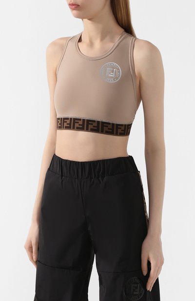 Топ FENDI бежевого цвета по цене 29950 руб., арт. FAF119 AB4A, фото 3 Топ FENDI, арт. FAF119 AB4A, фото 3