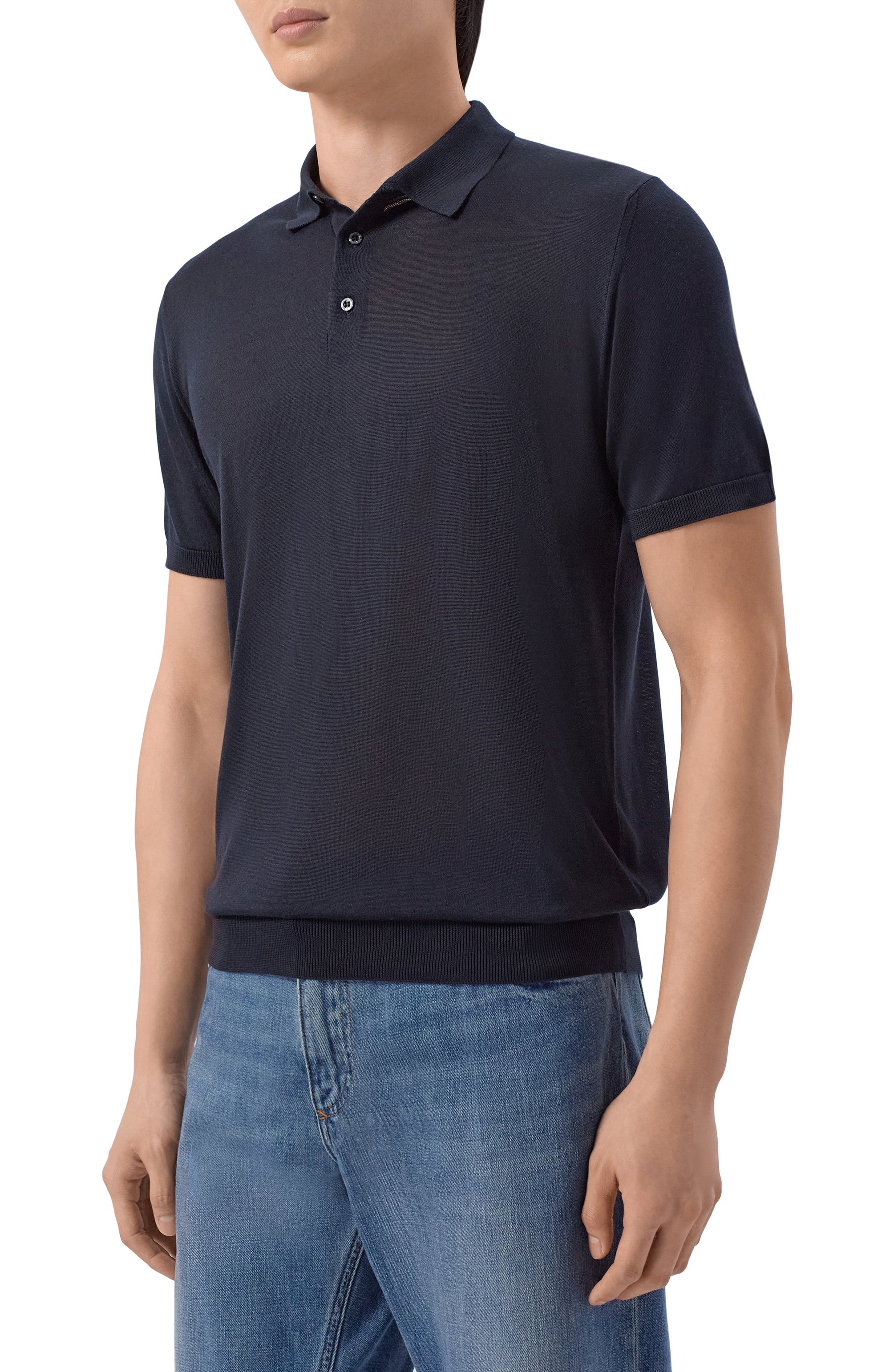 Шелковое поло CORNELIANI, арт. 27M902/2725107, фото 3