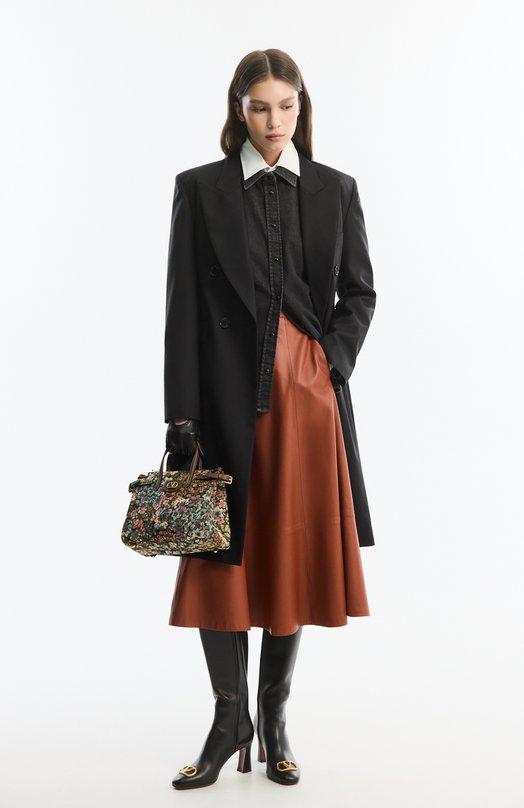 Шерстяное пальто Nina Ricci 26PCMA005/WV0323 Чёрный  26PCMA005/WV0323 Фото 5