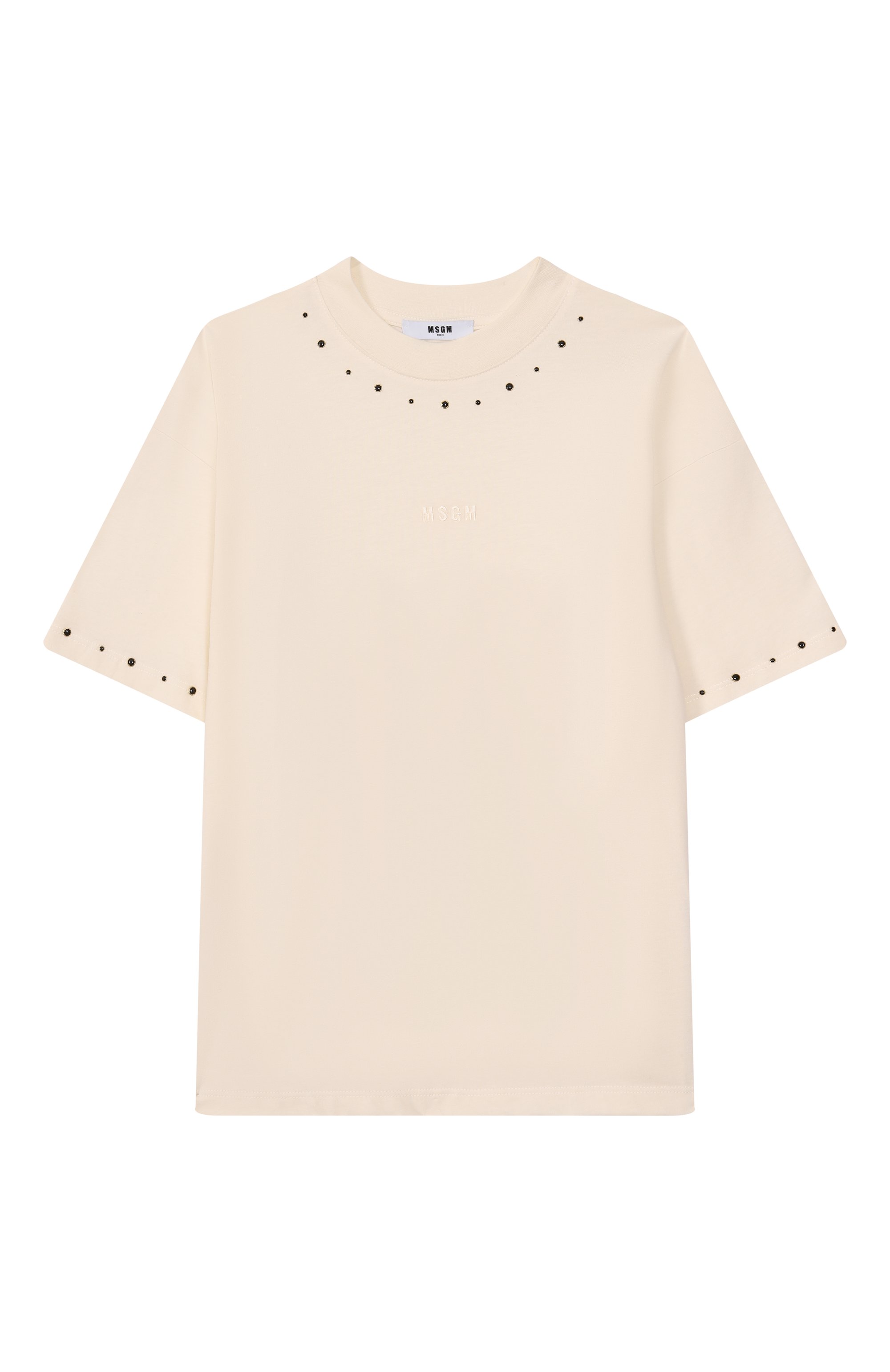 Хлопковая футболка MSGM KIDS, арт. F5MSJGTH149, фото 1