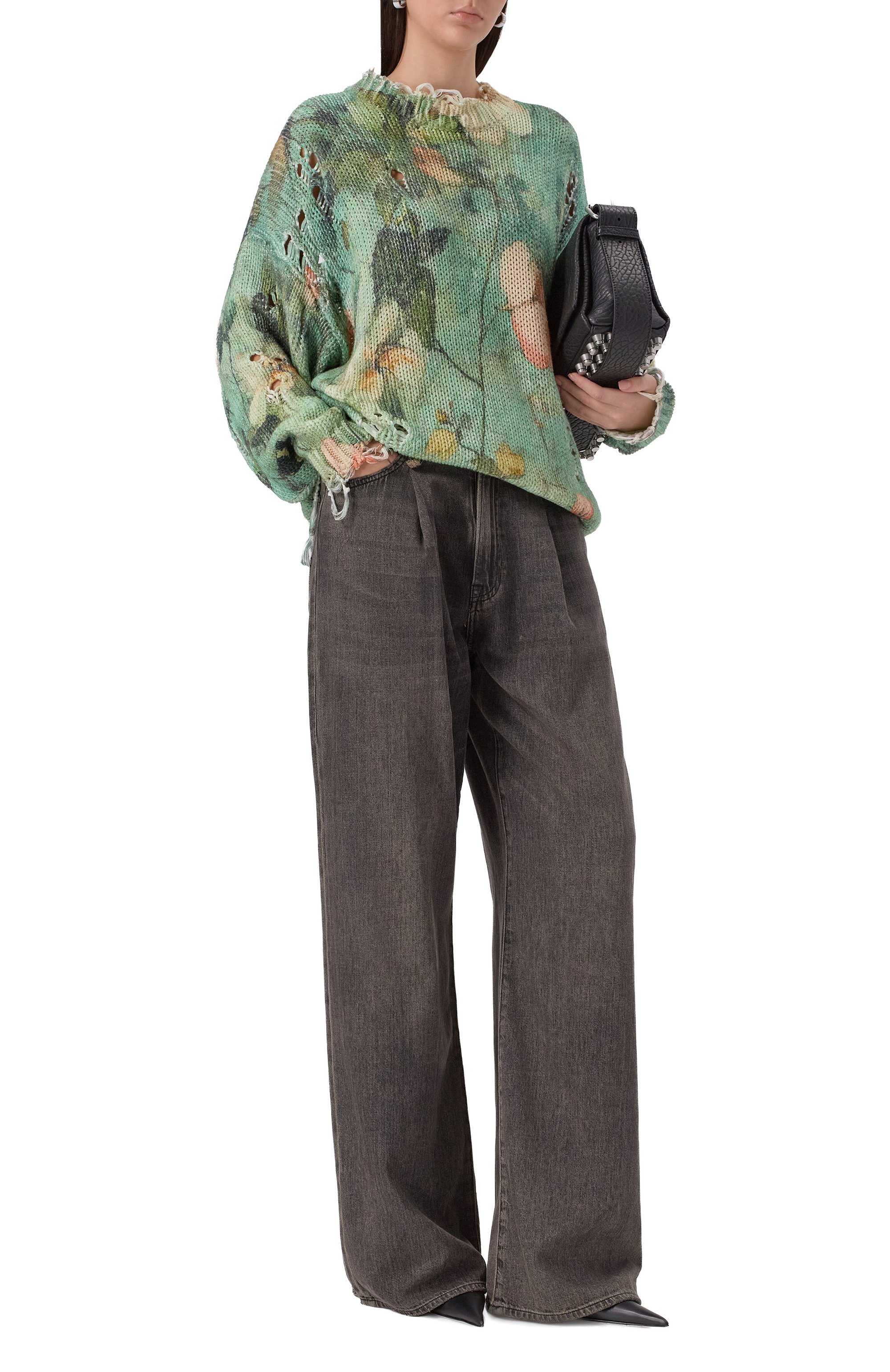 Хлопковый свитер R13, арт. R13WY197-Y218A, фото 2