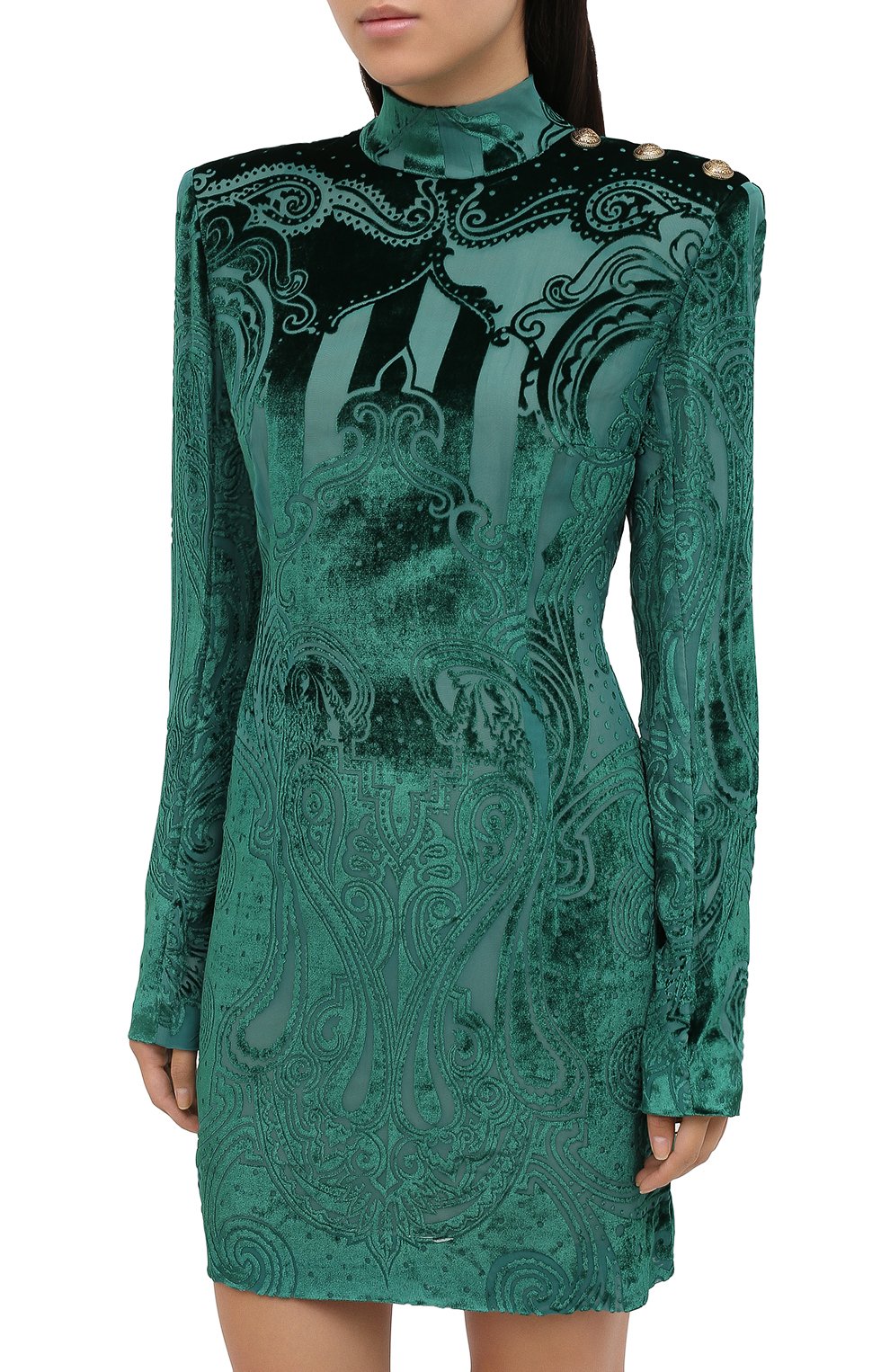 Платье из вискозы BALMAIN, арт. UF16203/V121, фото 3