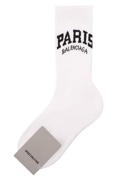 Женские хлопковые носки BALENCIAGA, арт. 689767/372B4