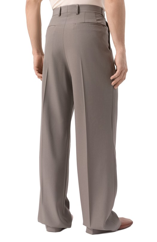Шерстяные брюки Dries Van Noten 251-020914-1063 Серый  251-020914-1063 Фото 4