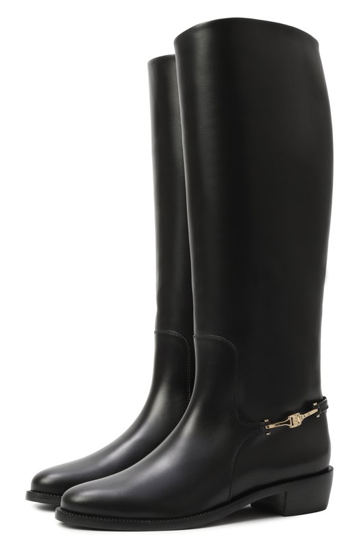 Кожаные сапоги Ferragamo 01K226/784901 Чёрный 01K226/784901
