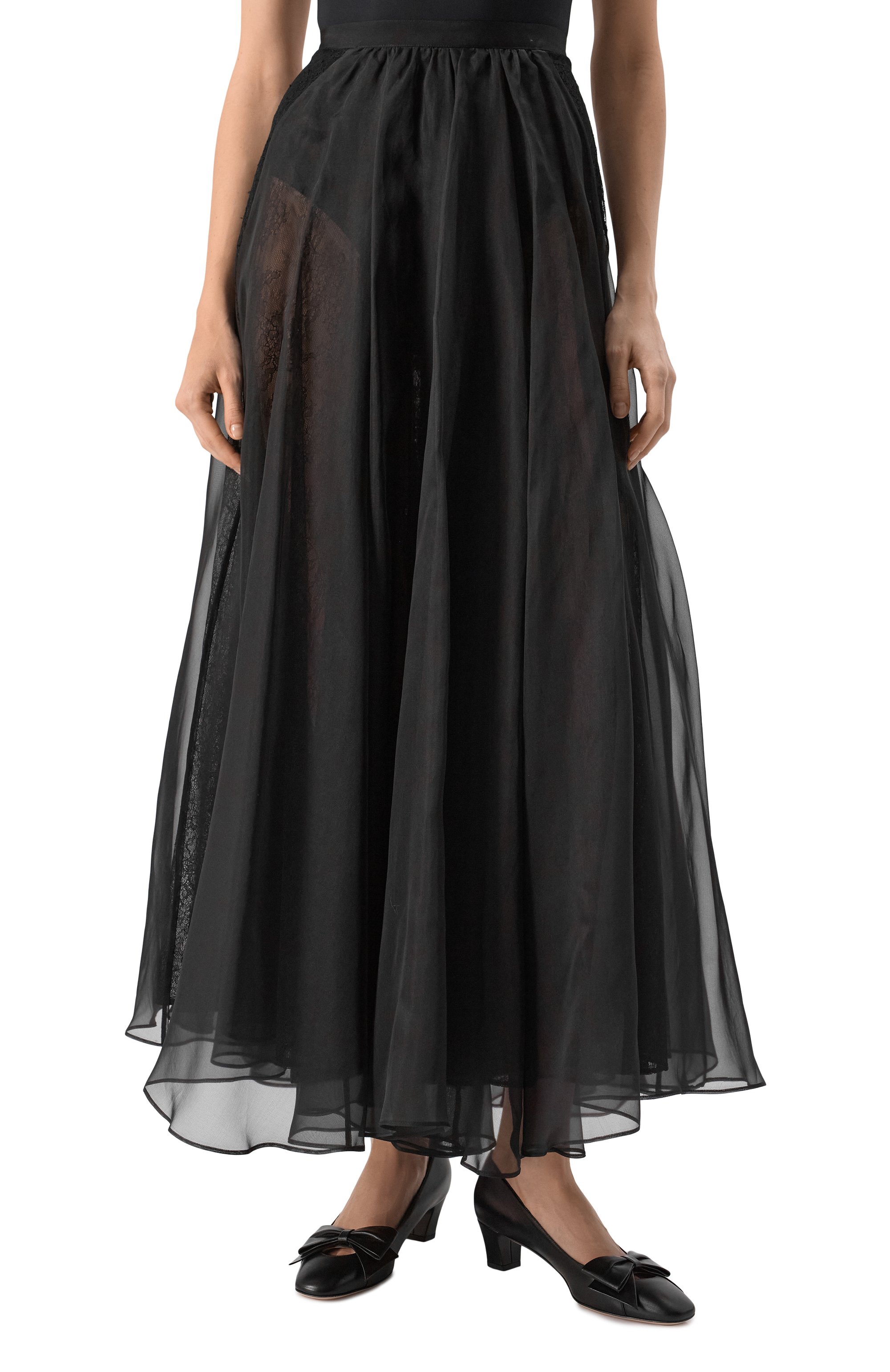 Шелковая юбка NINA RICCI, арт. 25PCJU020/SE0789, фото 3