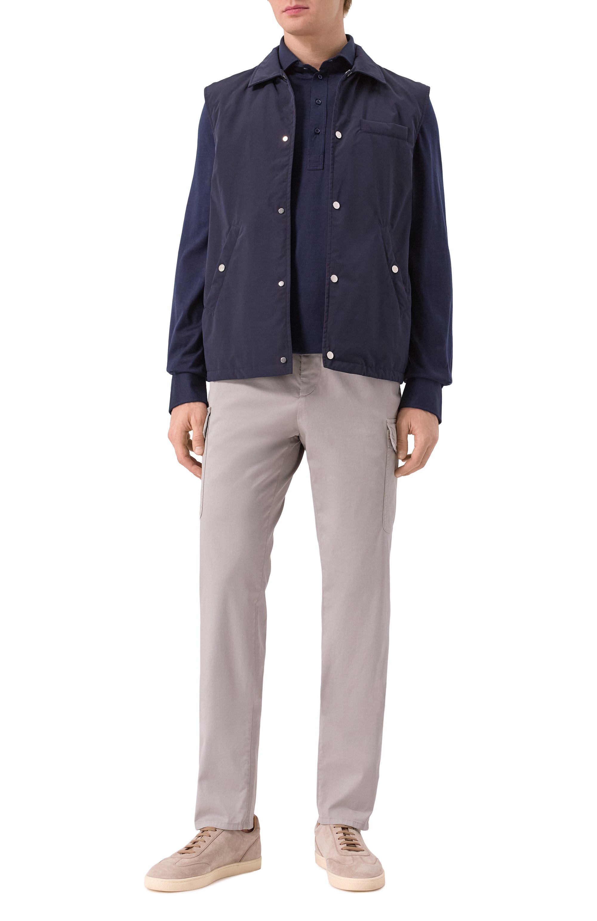 Хлопковые брюки-карго BRUNELLO CUCINELLI, арт. M289LE1890, фото 2