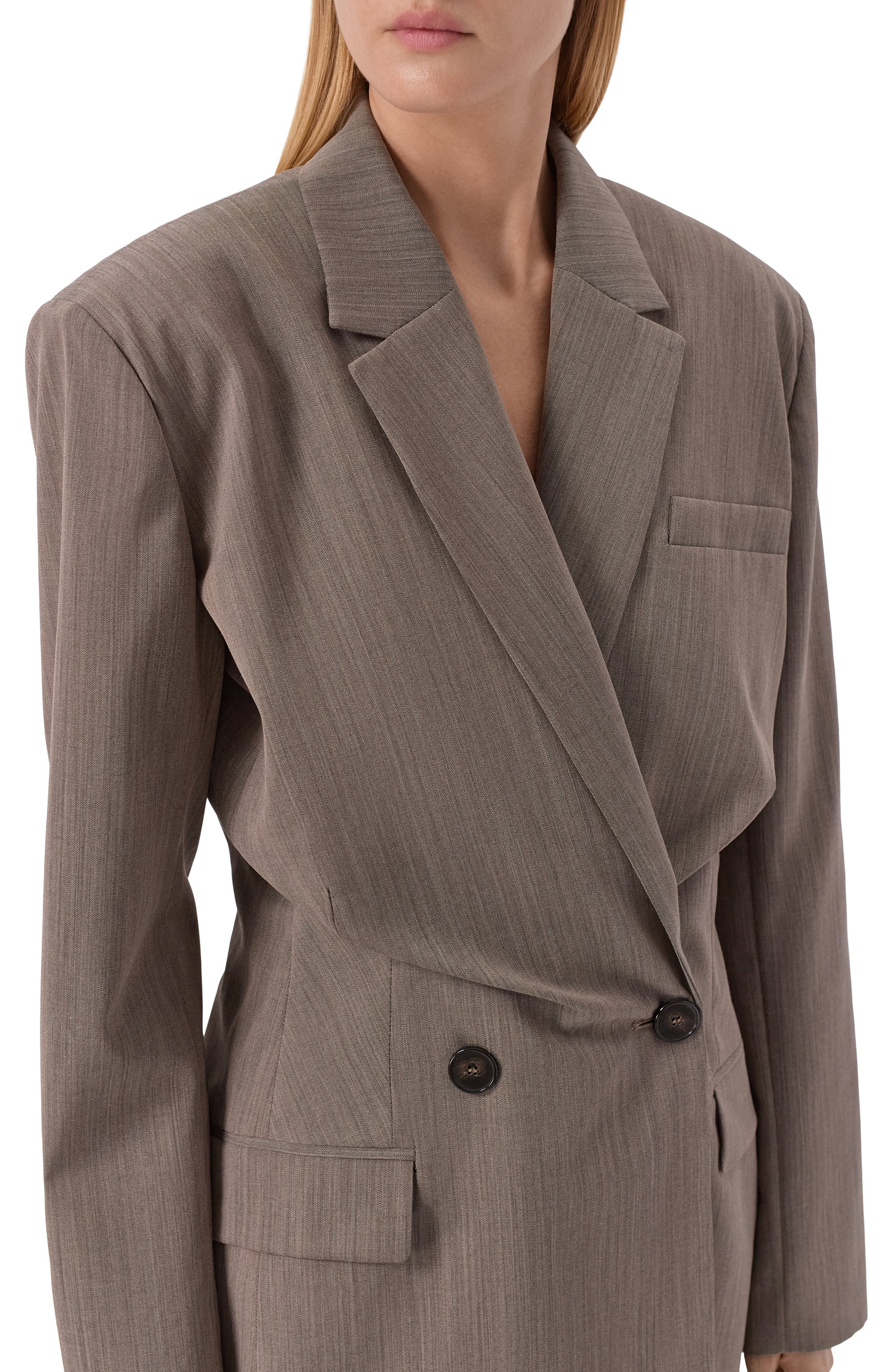 Шерстяной жакет IRO темно-бежевого цвета по цене 84050 руб., арт. WM07SUNRISE, фото 5 Шерстяной жакет IRO, арт. WM07SUNRISE, фото 5