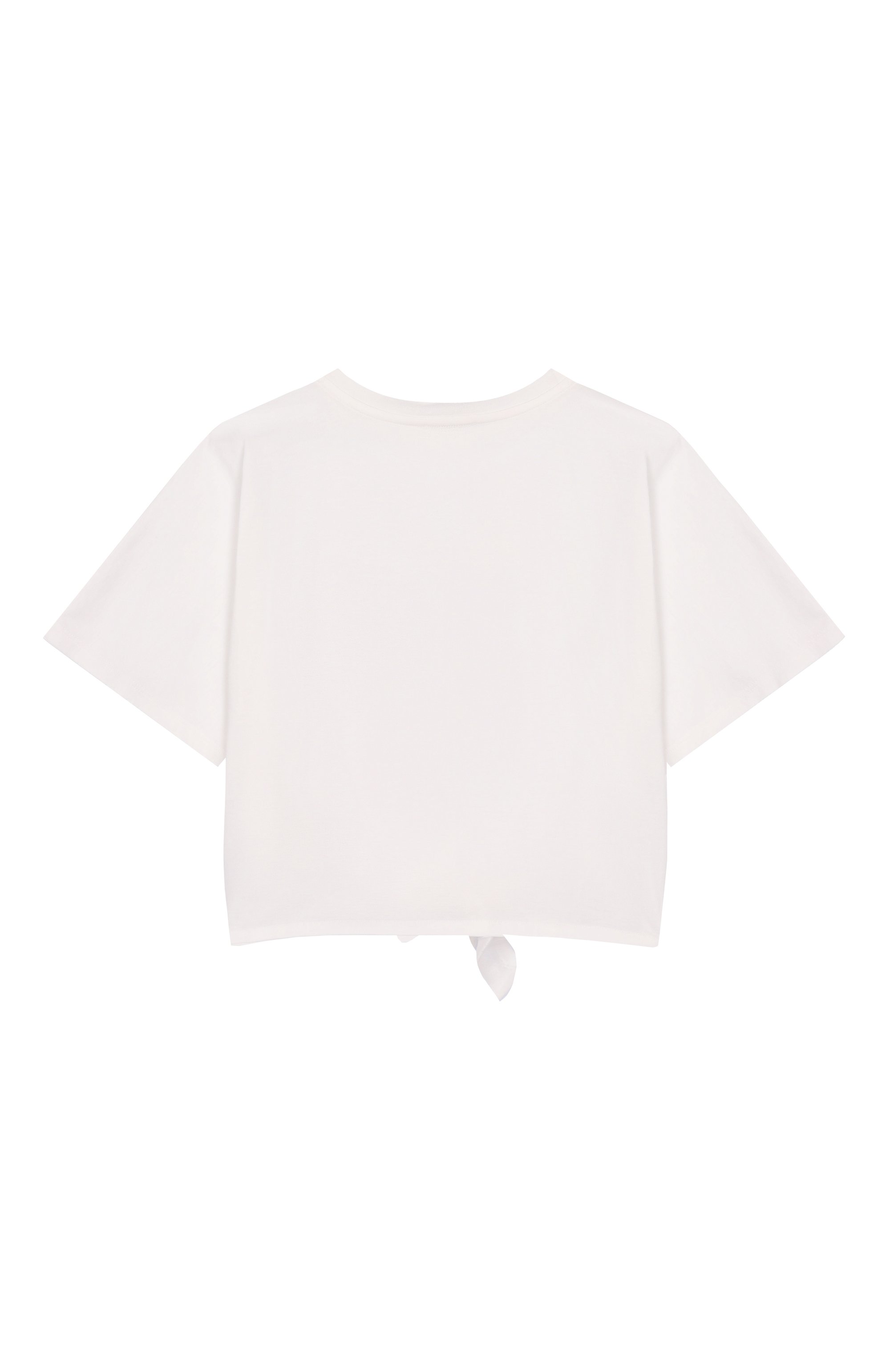 Хлопковая футболка DOLCE & GABBANA молочного цвета по цене 84100 руб., арт. L5JTPV/G7PQN, фото 2 Хлопковая футболка DOLCE & GABBANA, арт. L5JTPV/G7PQN, фото 2