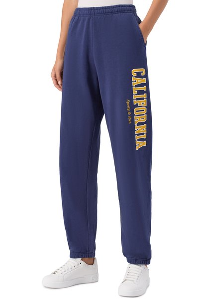 Хлопковые джоггеры SPORTY AND RICH, арт. PA036508501BL32, фото 3