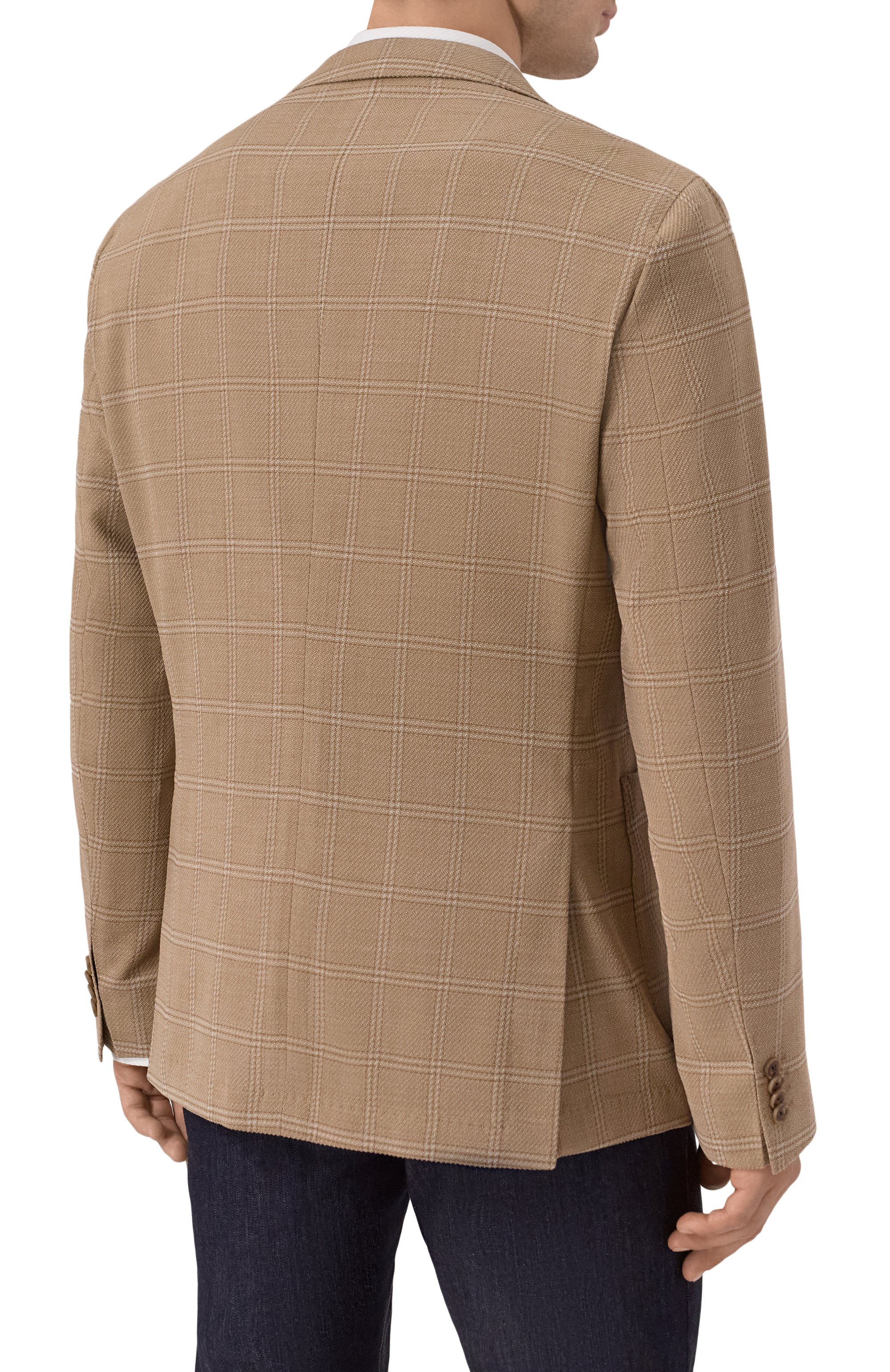 Пиджак из шерсти и хлопка BOSS, арт. 50545840, фото 6