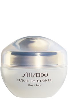 Крем для комплексной защиты кожи future solution lx (50ml) SHISEIDO бесцветного цвета, арт. 13920SH | Фото 1 (Статус проверки: Проверена категория; Тип продукта: Кремы; Назначение: Для лица; Региональные ограничения белый список (Axapta Mercury): Не проставлено; Нос: Не проставлено)