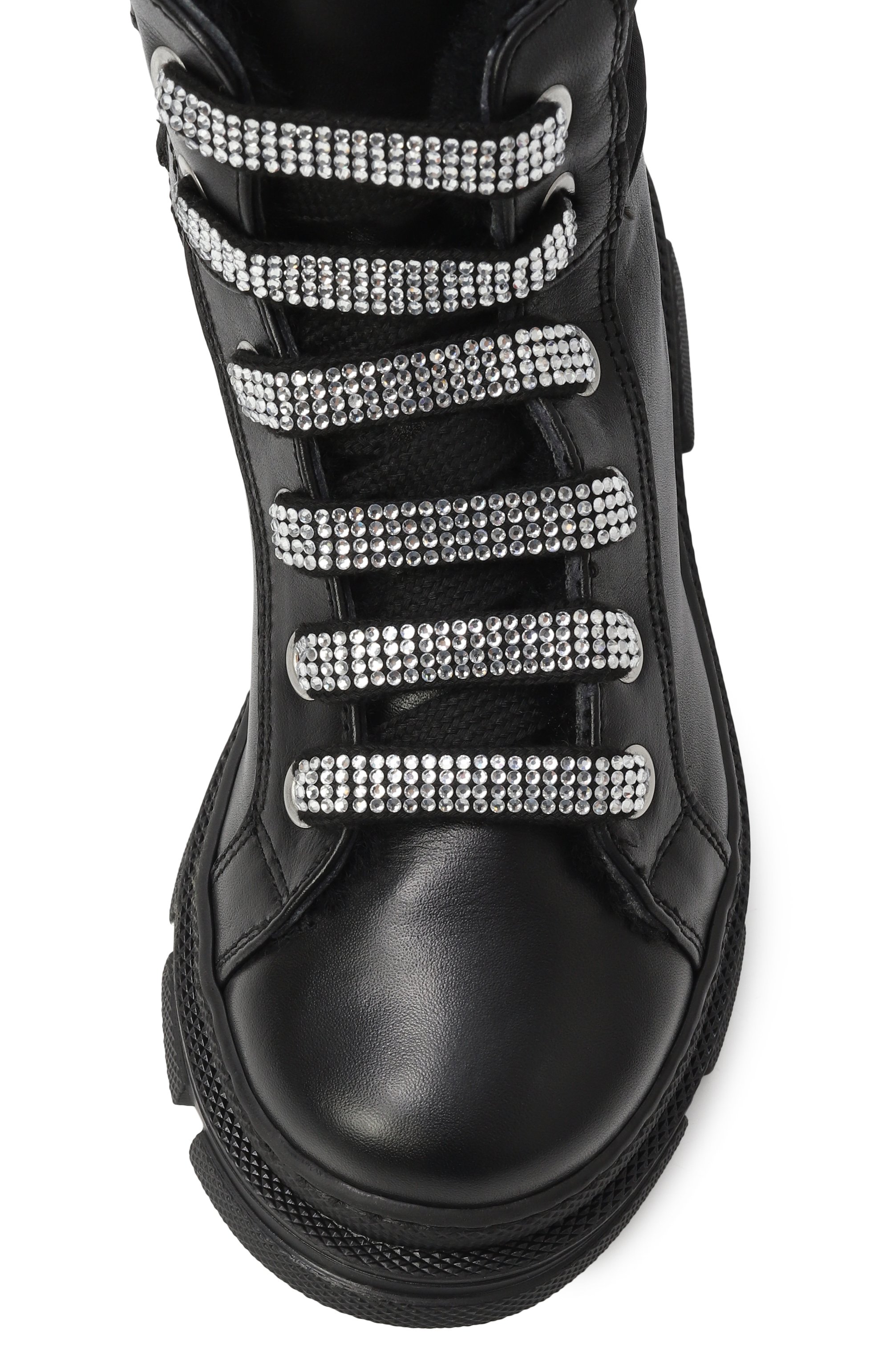 Кожаные ботинки MONNALISA, арт. 8CF014M, фото 4