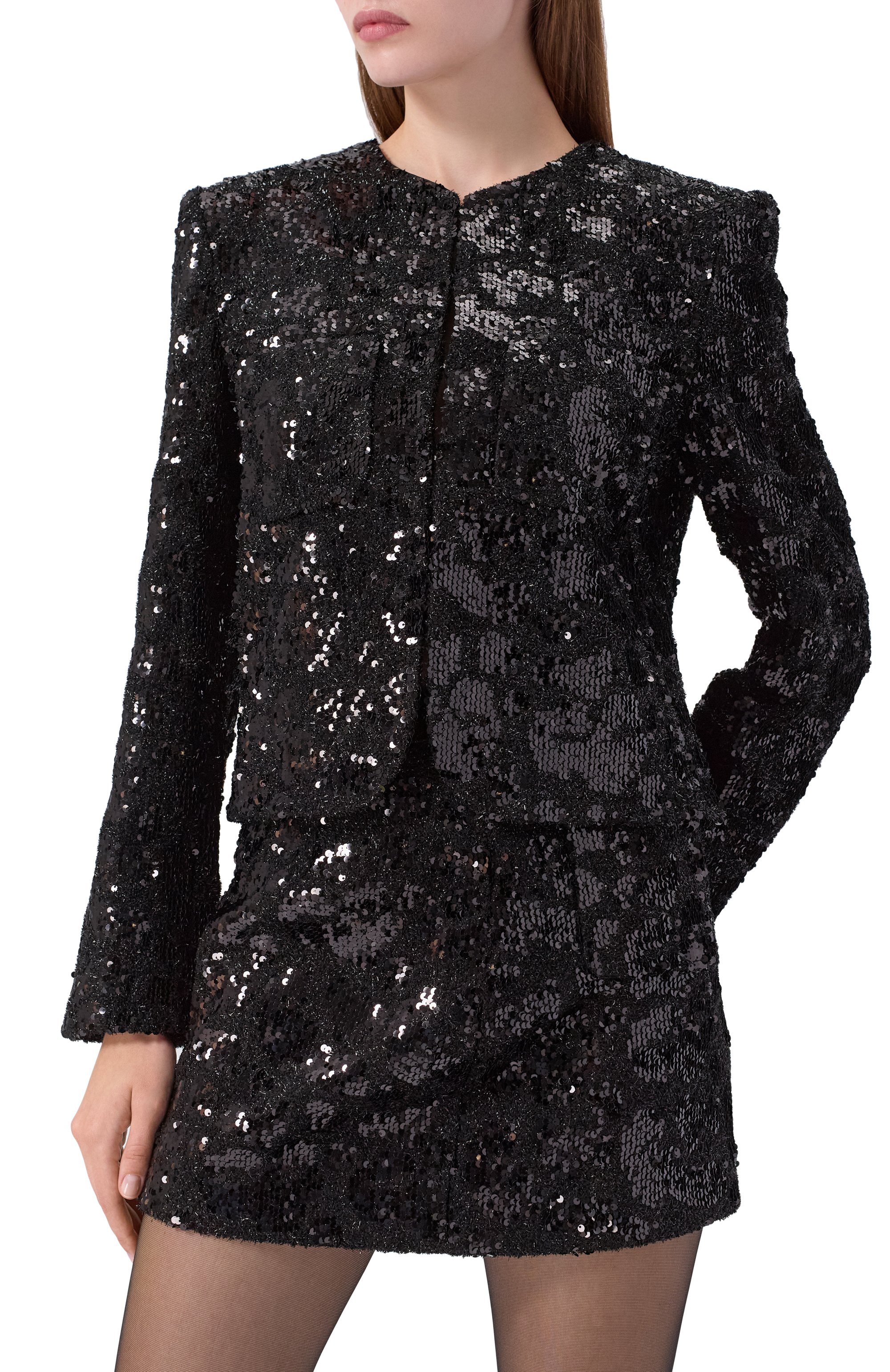 Жакет с отделкой пайетками IRO, арт. WM070LINNE, фото 3