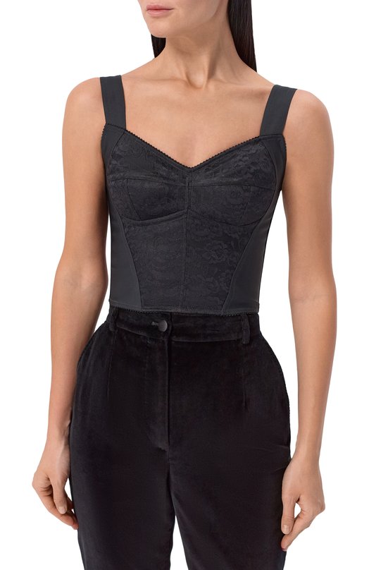 Топ-корсет Dolce & Gabbana F7T19T/GDCLQ Чёрный  F7T19T/GDCLQ Фото 3