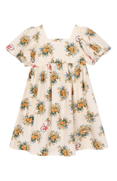 Хлопковое платье MOSCHINO, арт. HDV0G0/LLB56/4-8