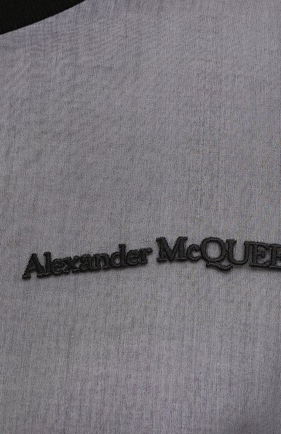 Шелковая футболка ALEXANDER MCQUEEN, арт. 654002/QLAAA, фото 5