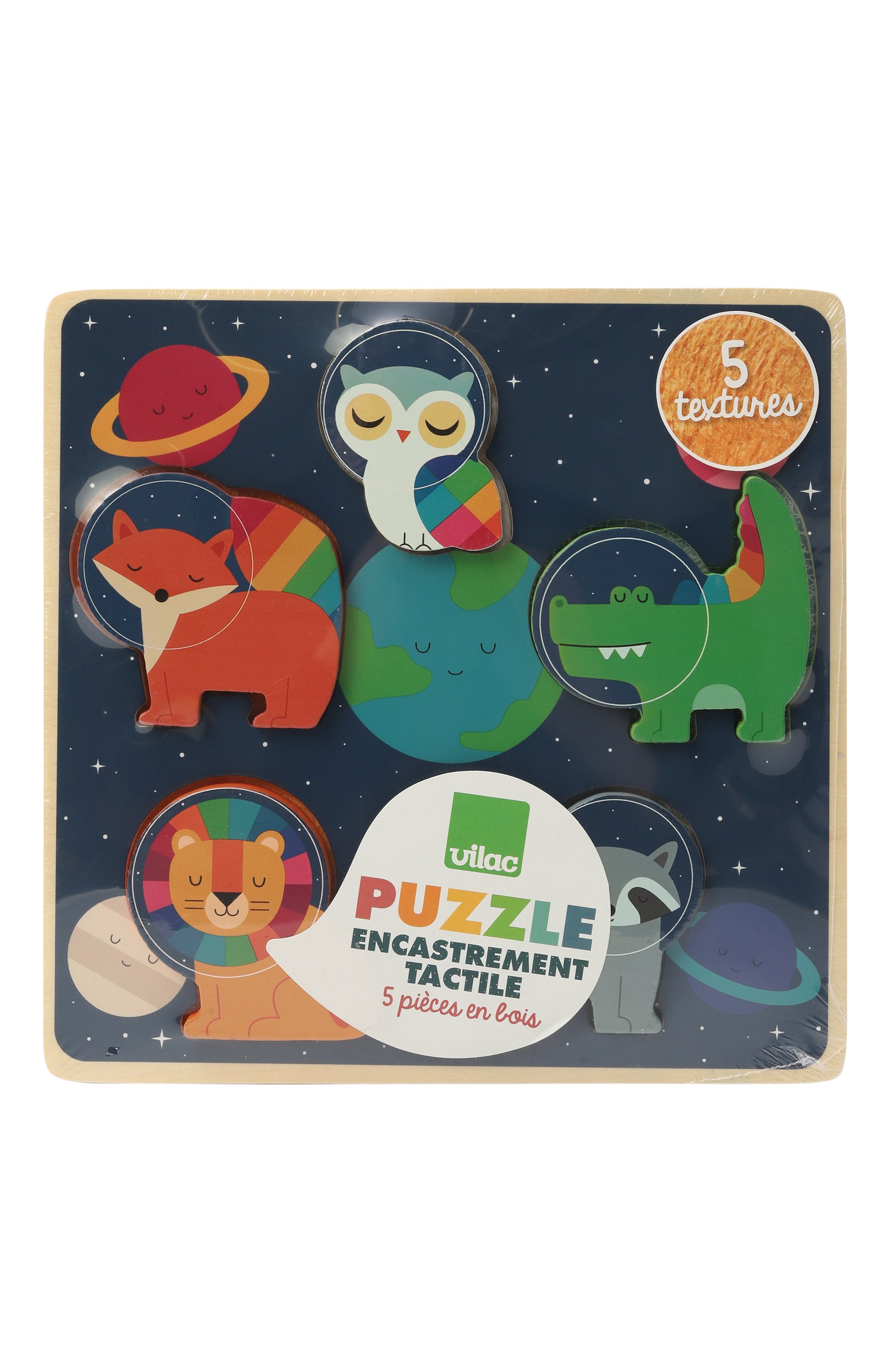 Тактильный пазл космос VILAC, арт. 7401, фото 1