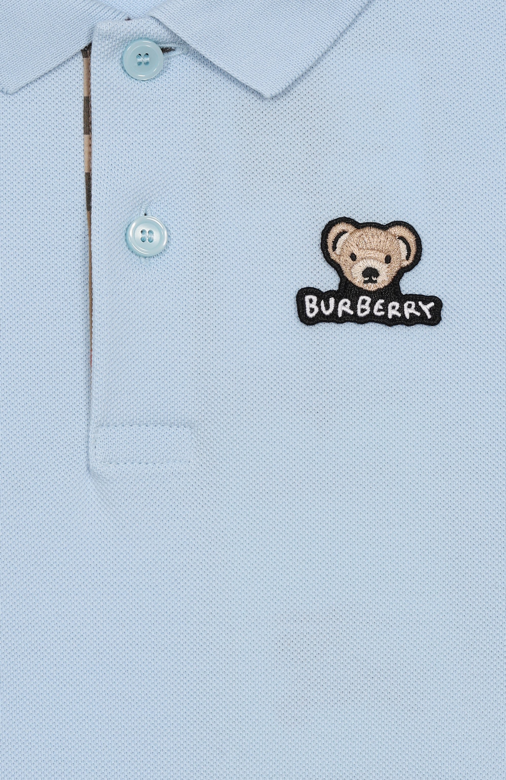 Хлопковое поло BURBERRY, арт. 8111912, фото 3