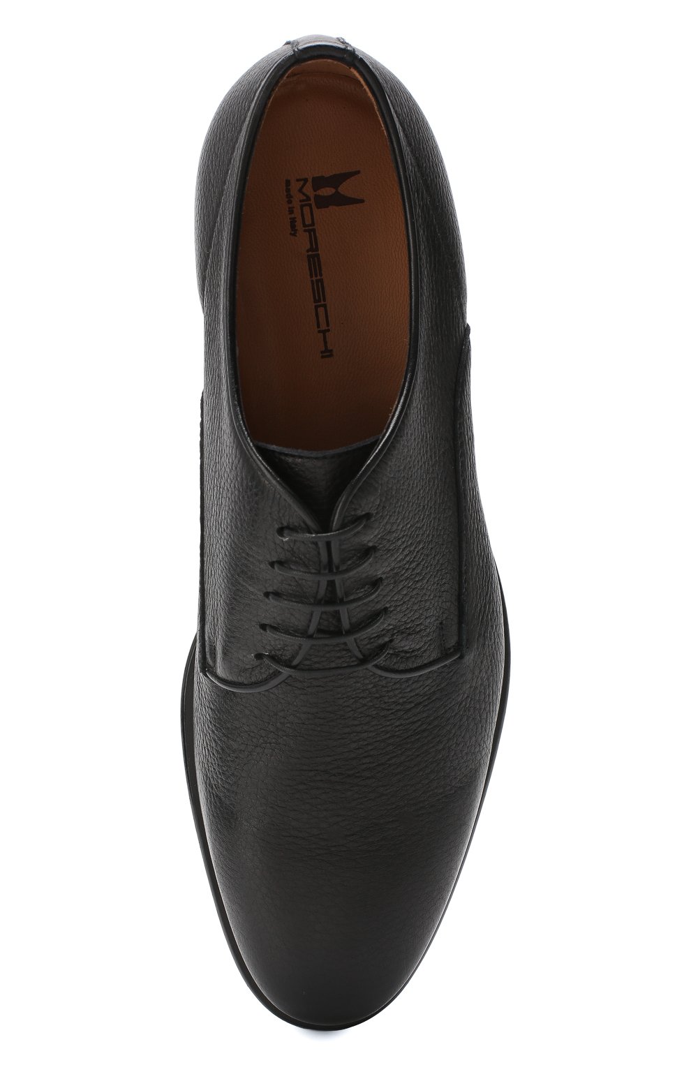 Кожаные дерби MORESCHI черного цвета по цене 58200 руб., арт. 42955/162, фото 5 Кожаные дерби MORESCHI, арт. 42955/162, фото 5