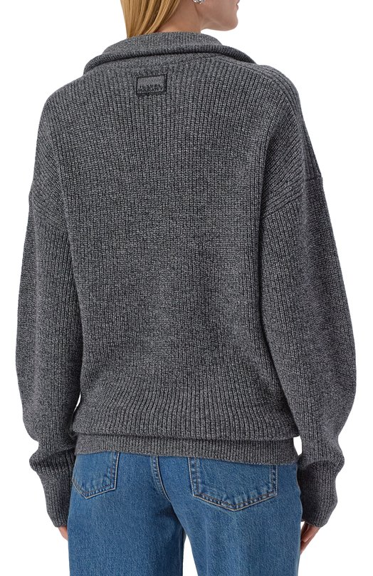Шерстяной свитер Isabel Marant PU0433FA-B1L01I/ Серый  PU0433FA-B1L01I/ Фото 4