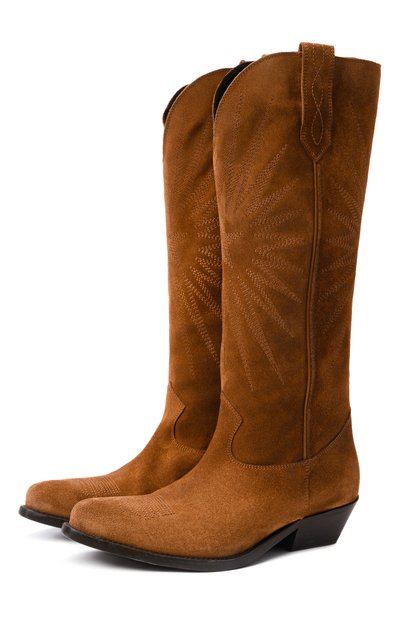 Женские замшевые казаки wish star GOLDEN GOOSE DELUXE BRAND, арт. GWF00135.F007613