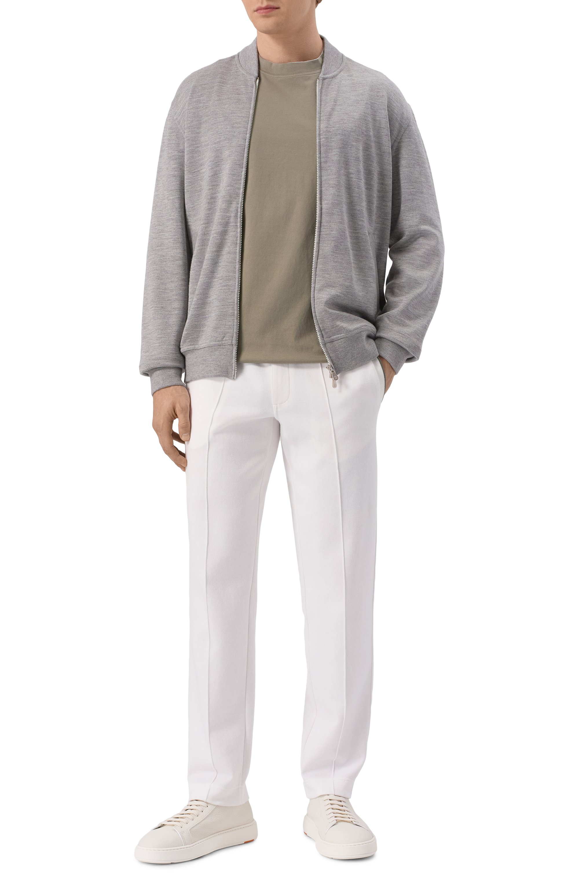 Толстовка из кашемира и шелка BRUNELLO CUCINELLI, арт. MM8359072G, фото 2