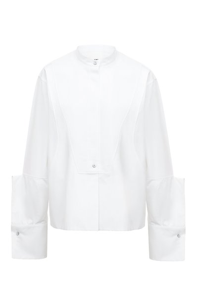 Женская  хлопковая рубашка JIL SANDER, арт. J01DL0121/JTN330