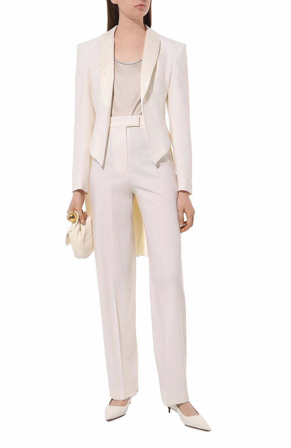 Шерстяной жакет PERVERT молочного цвета по цене 42000 руб., арт. PE23/JA03/52-08, фото 2 Шерстяной жакет PERVERT, арт. PE23/JA03/52-08, фото 2