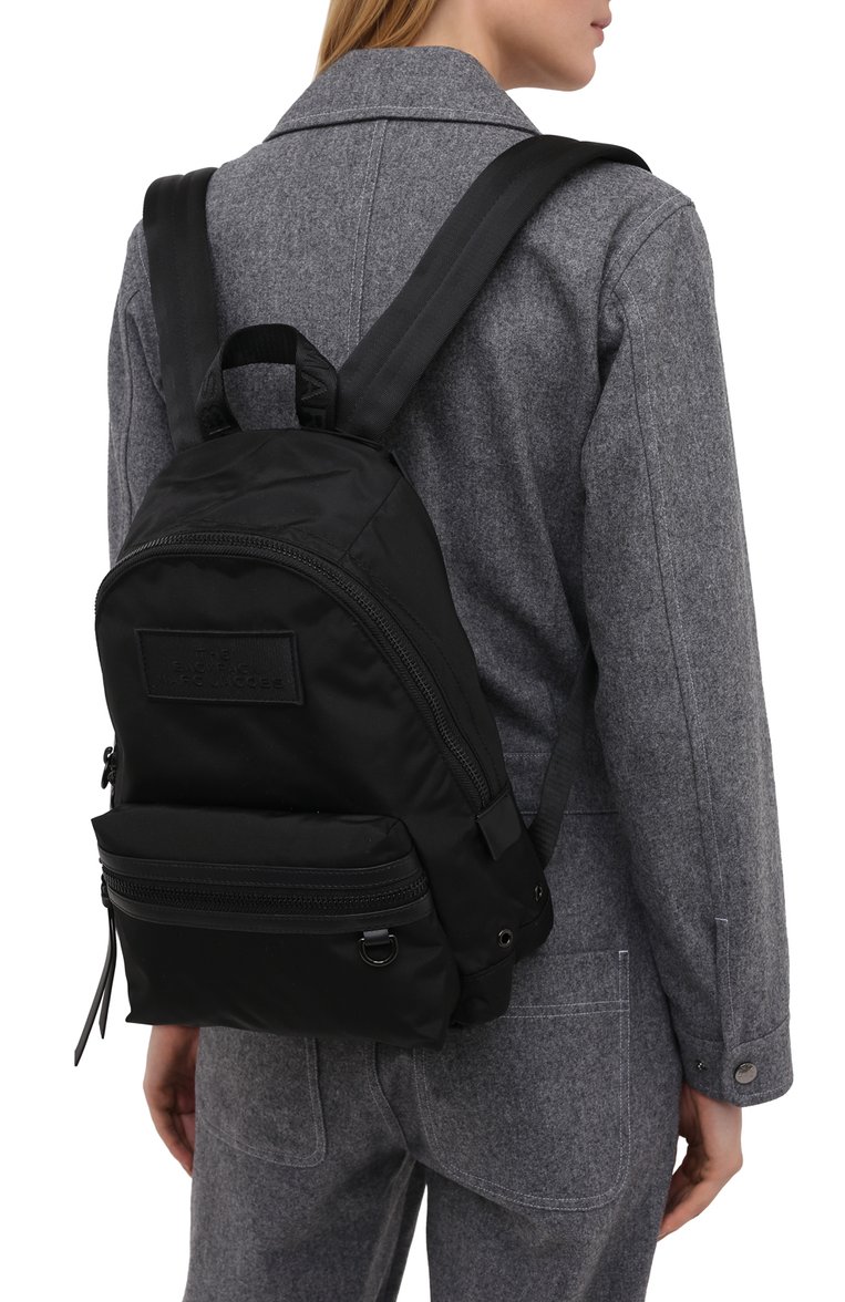 Женский рюкзак the backpack medium MARC JACOBS (THE) черного цвета, арт. M0016065 | Фото 5 (Размер: medium; Материал: Текстиль; Стили: Кэжуэл)