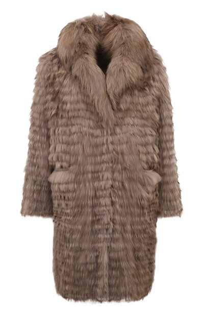 Женская двусторонняя шуба из лисы SIMONETTA RAVIZZA, арт. F04C0147F1