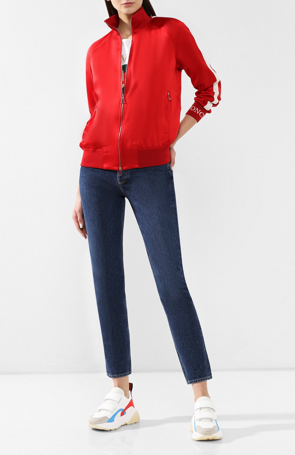 Кардиган MONCLER красного цвета по цене 69950 руб., арт. E1-093-57603-00-C0006, фото 2 Кардиган MONCLER, арт. E1-093-57603-00-C0006, фото 2