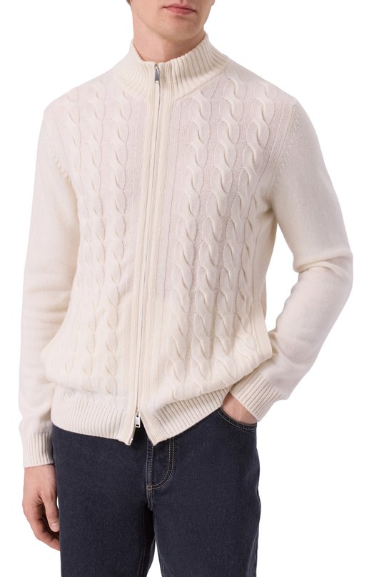 Кашемировый кардиган MVST M25.1PM.K013 Кремовый  M25.1PM.K013 Фото 3