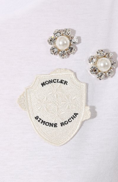Футболка 4 moncler simone rocha MONCLER GENIUS белого цвета по цене 21900 руб., арт. E2-09W-80535-70-829FG, фото 5 Футболка 4 moncler simone rocha MONCLER GENIUS, арт. E2-09W-80535-70-829FG, фото 5