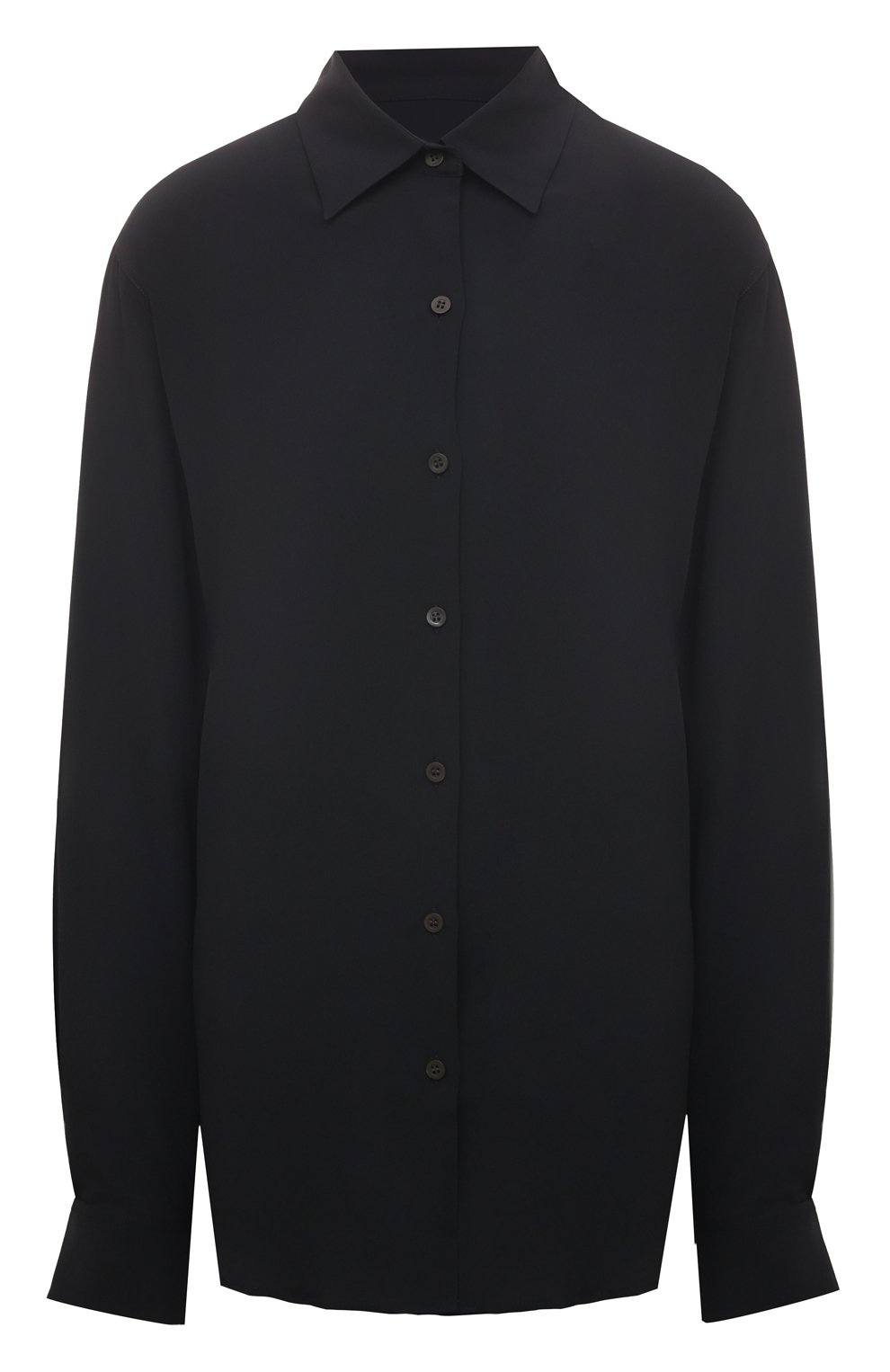 Рубашка DRIES VAN NOTEN черного цвета по цене 69950 руб., арт. 231-010728-6155, фото 1 Рубашка DRIES VAN NOTEN, арт. 231-010728-6155, фото 1