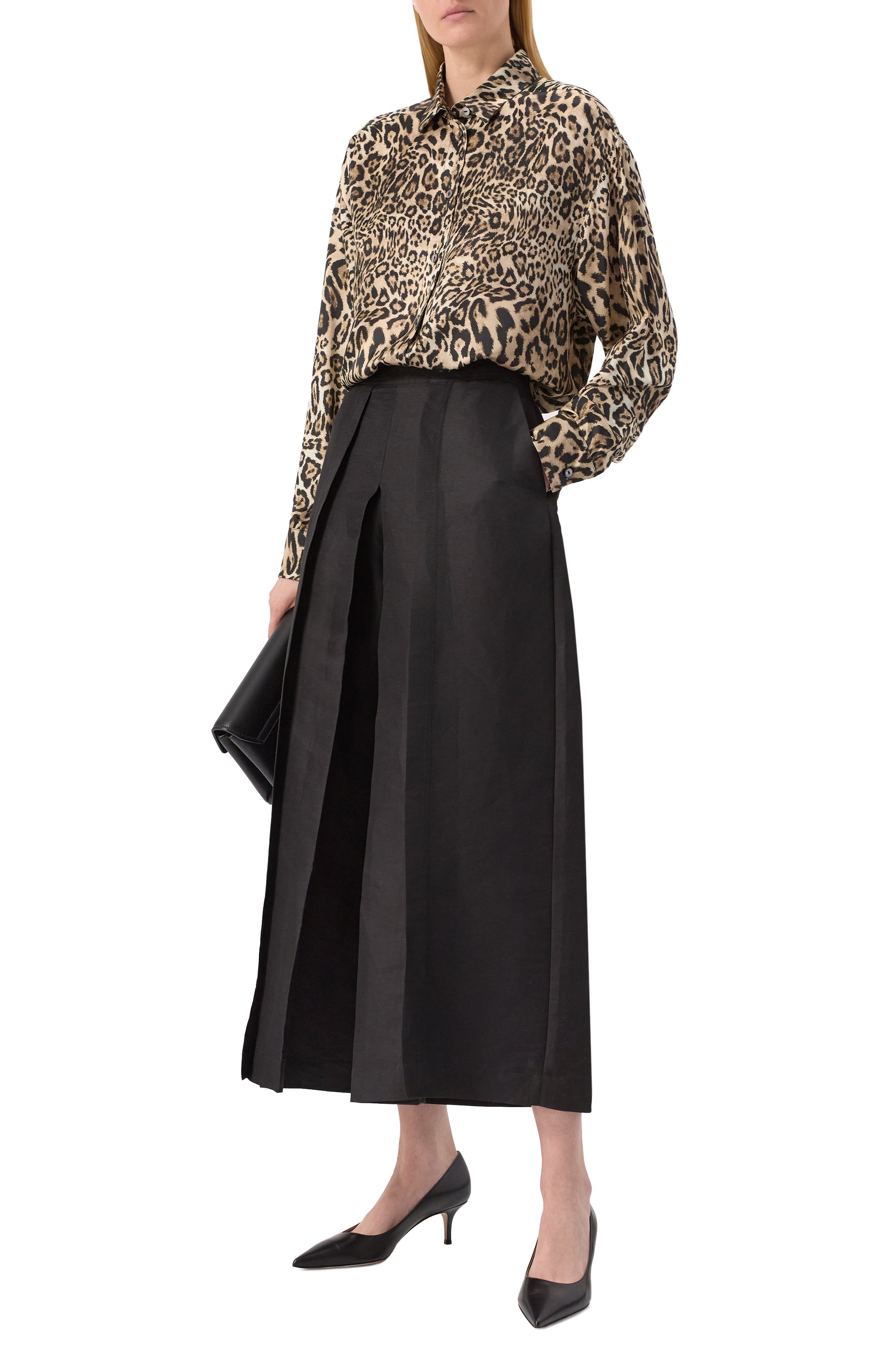 Блузка из хлопка и шелка FREEAGE, арт. WW25.BL011.6001.9012, фото 2