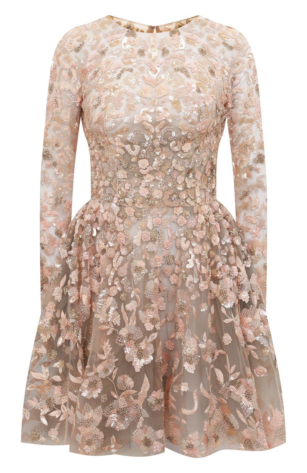 Платье с отделкой пайетками и бисером ZUHAIR MURAD, арт. RD-PF16-003 DS/50SE50PA, фото 1